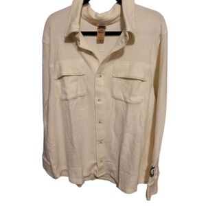 Nwt-Pink brand Shacket fleece button down